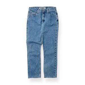 Vtg 90s Anchor Blue Jeans, Baggy Skate Grunge Loose Straight, Women 30 x 29